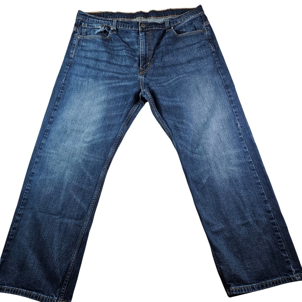 Levi Strauss 569 Denim Jeans Men 40×30 Blue Classic Straight Cotton